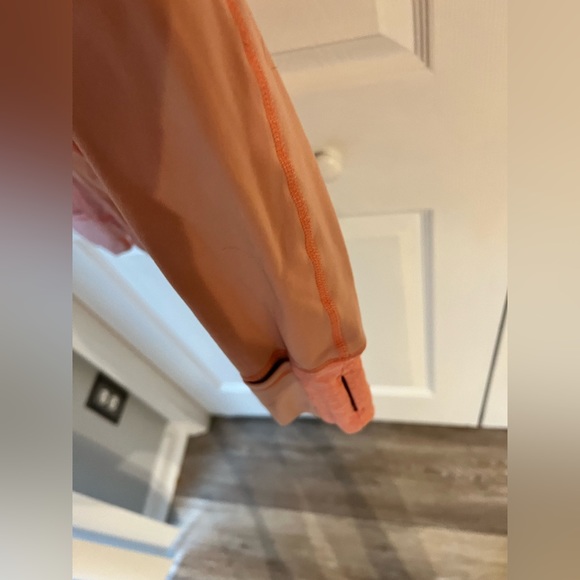 lululemon alpine pullover half zip in persimmon size 6/8 - Picture 11 of 13